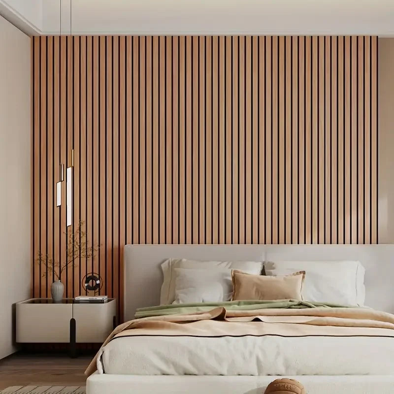 3D Wood Slat Peel and Stick Wallpaper