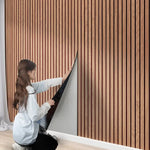3D Wood Slat Peel and Stick Wallpaper